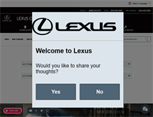 Tablet Screenshot of lexusofenglewood.com